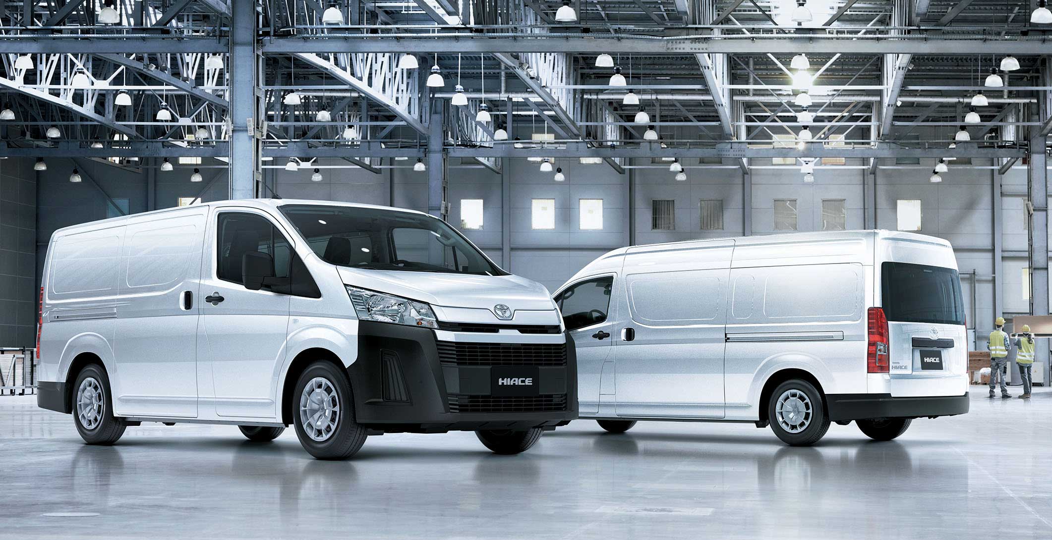 toyota hiace white 2019